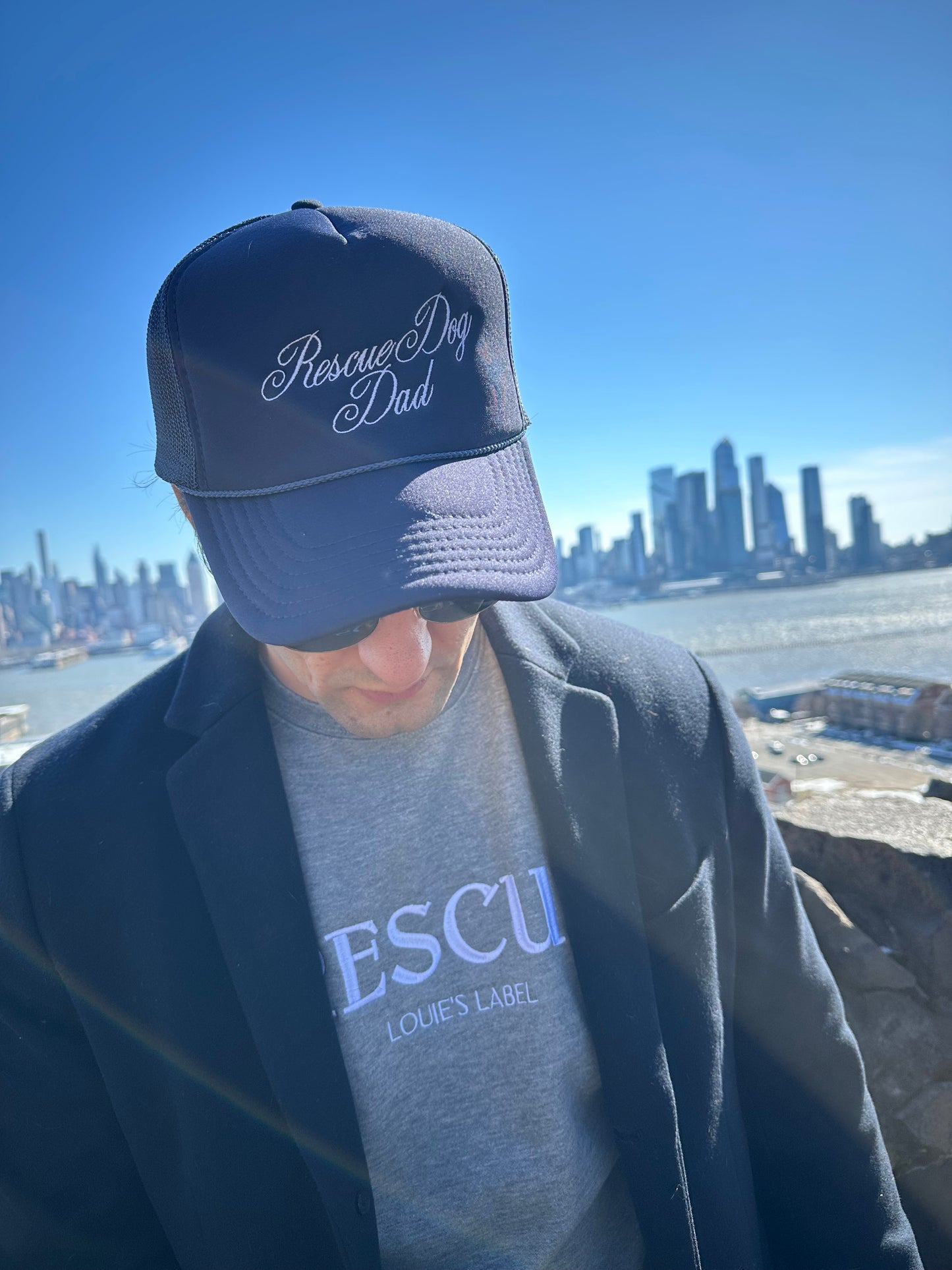 Rescue Dog Dad Trucker Hat