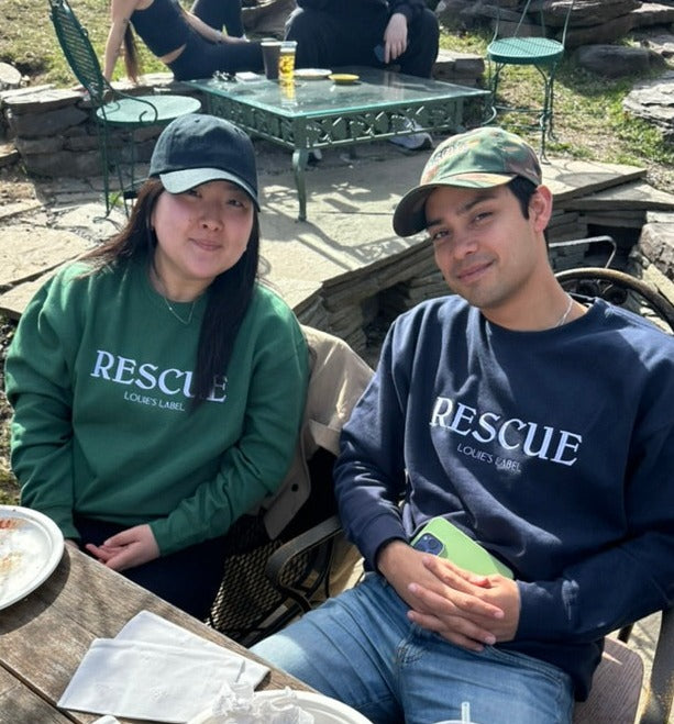 Rescue Crewneck - Forest Green