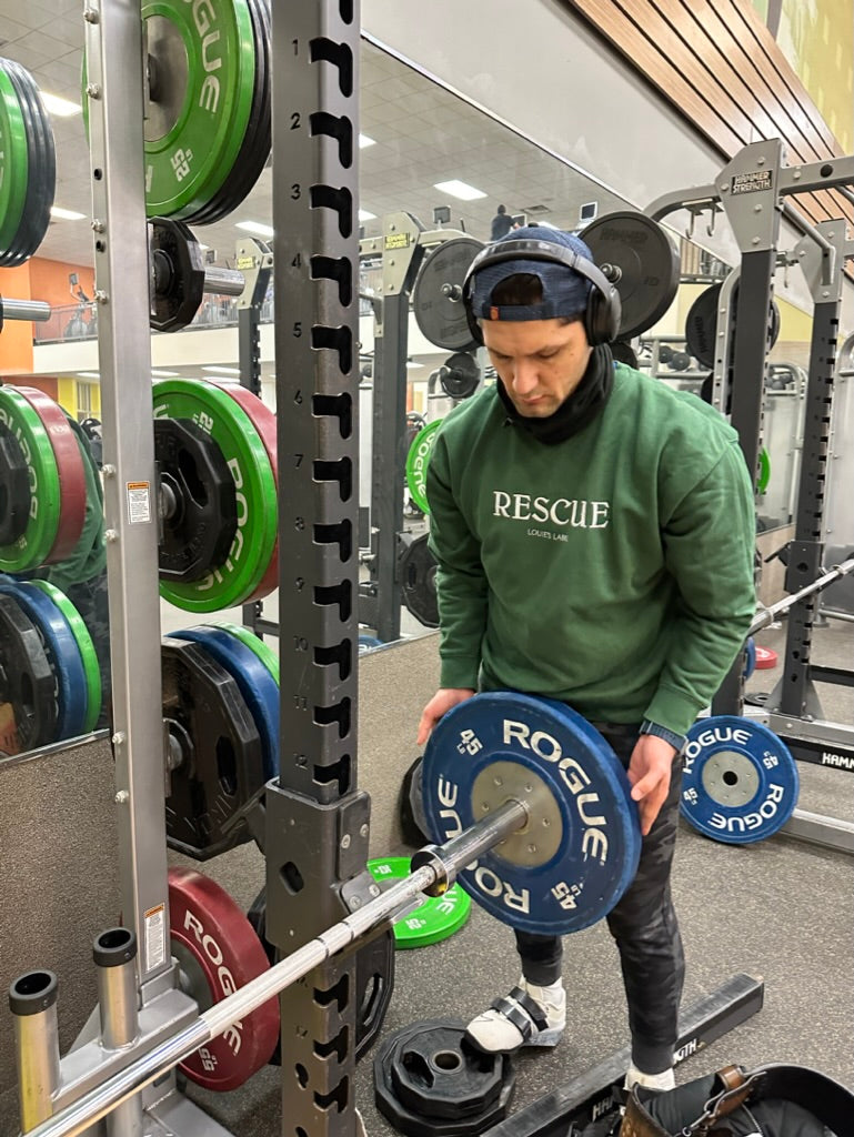 Rescue Crewneck - Forest Green