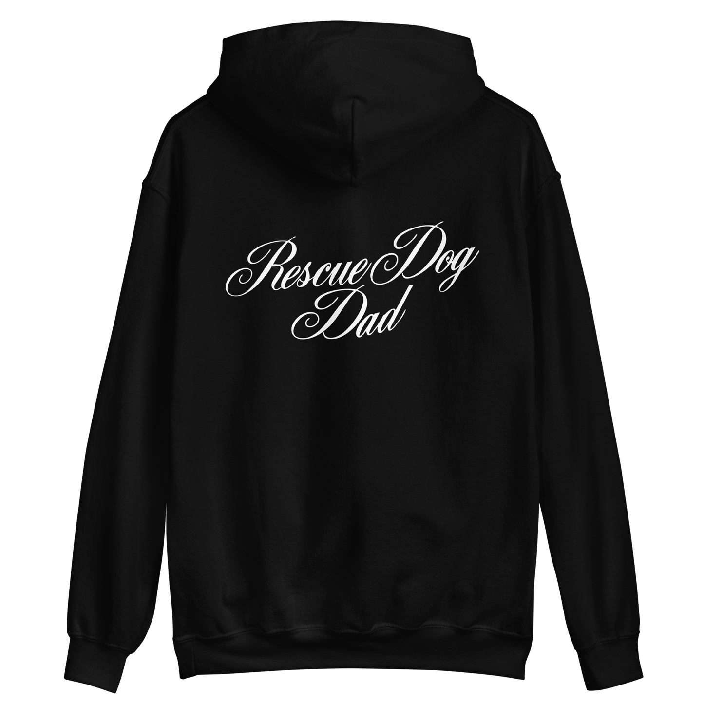 Rescue Dog Dad Hoodie - Black