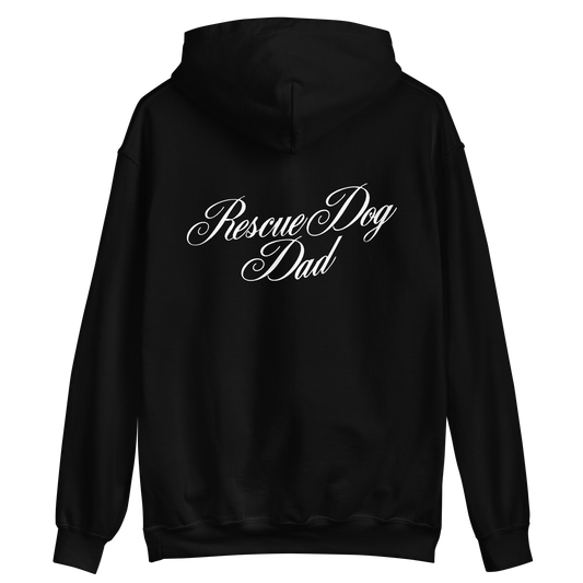 Rescue Dog Dad Hoodie - Black