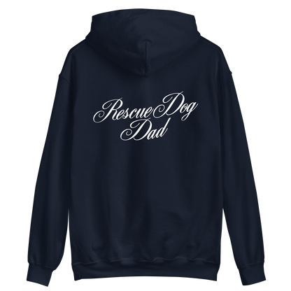 Rescue Dog Dad Hoodie - Navy