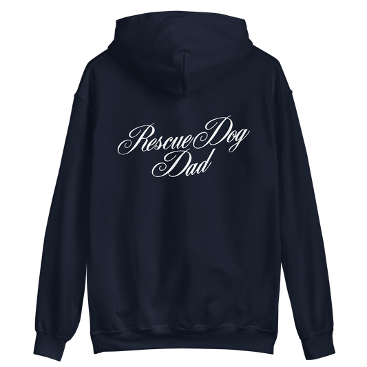 Rescue Dog Dad Hoodie - Navy