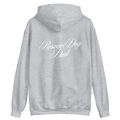 Rescue Dog Dad Hoodie - Sport Grey