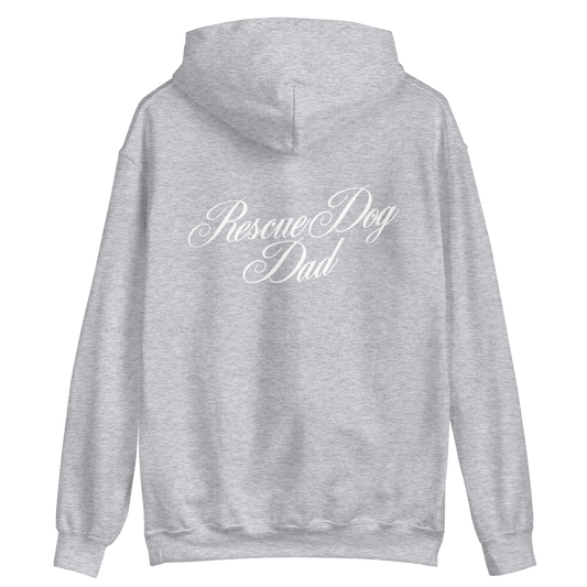 Rescue Dog Dad Hoodie - Sport Grey