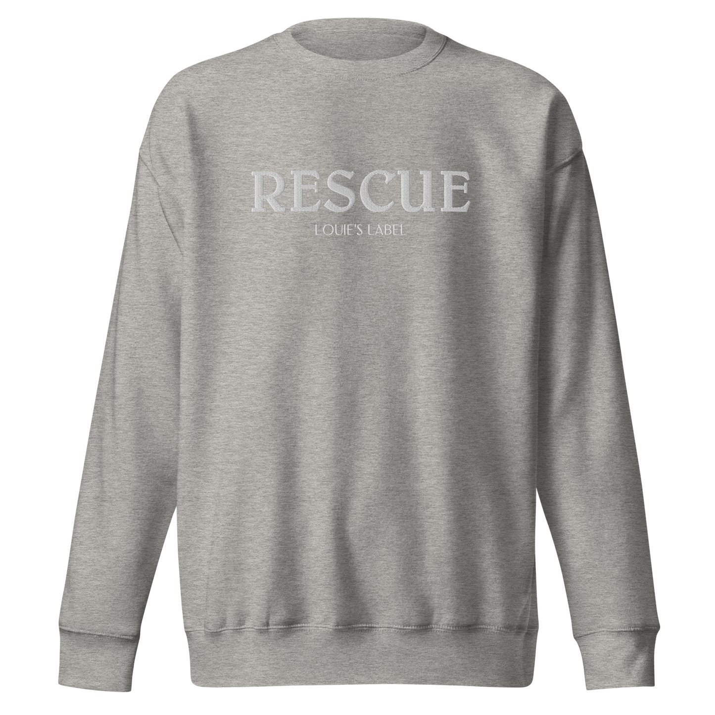 Rescue Crewneck - Carbon Grey