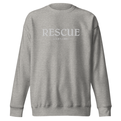 Rescue Crewneck - Carbon Grey